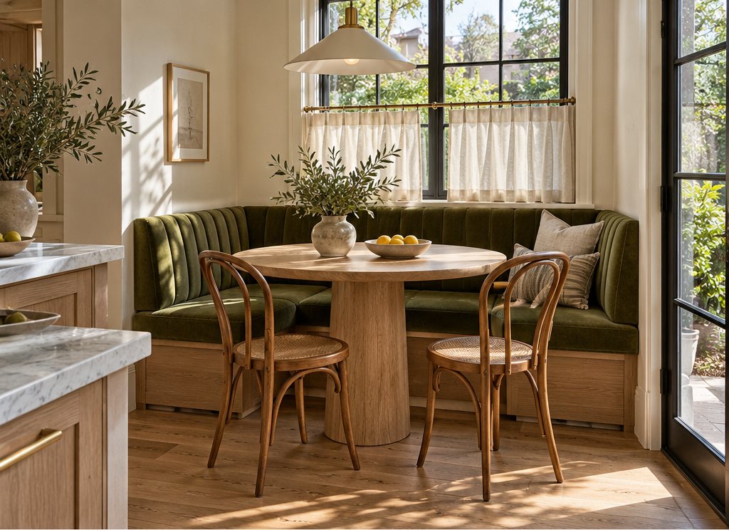 Banquette Seating: Dimensions, Corner Layouts & Built-In vs Freestanding