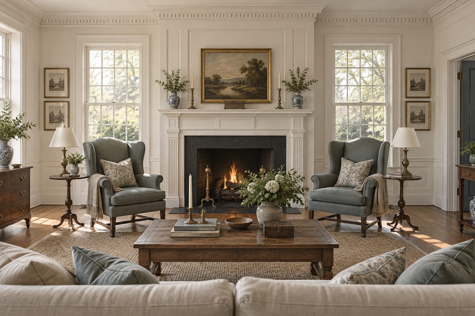 Colonial Style House Interiors: Types, Features and Modern Ideas