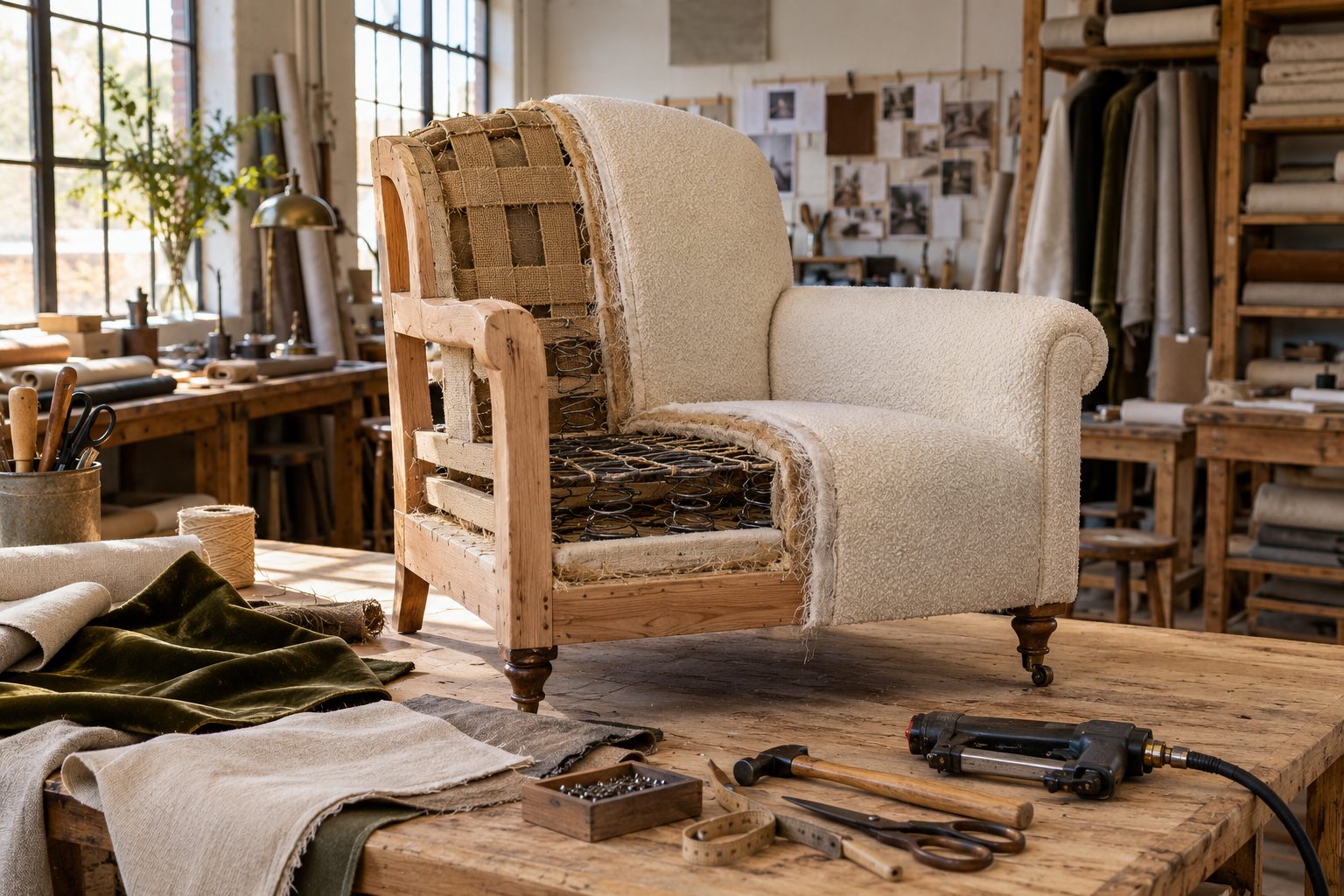Custom Upholstery: How Custom Sofas & Chairs Are Made (and Priced)