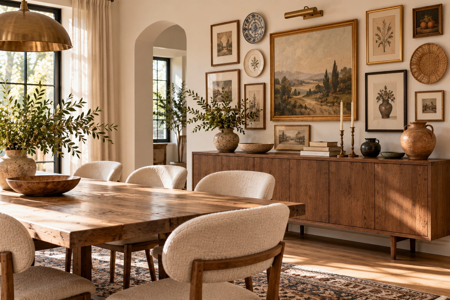 Dining Room Wall Decor: 12 Ideas With Sizes, Heights and Costs