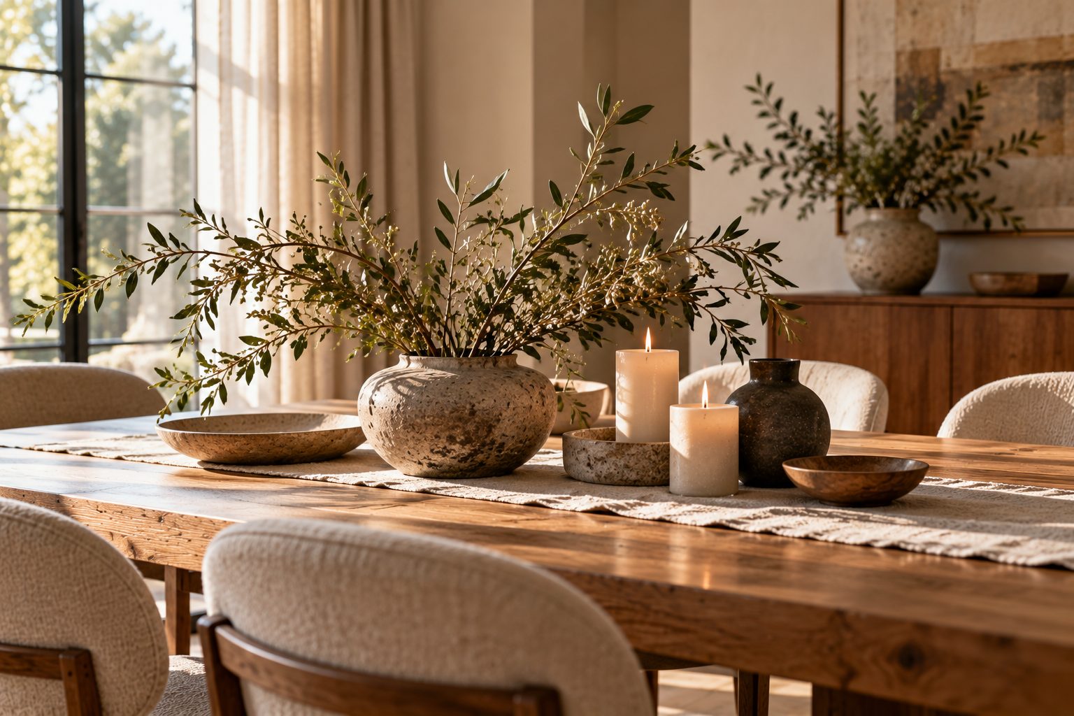 Dining Table Centerpieces: 14 Ideas, Sizes and Styling Rules