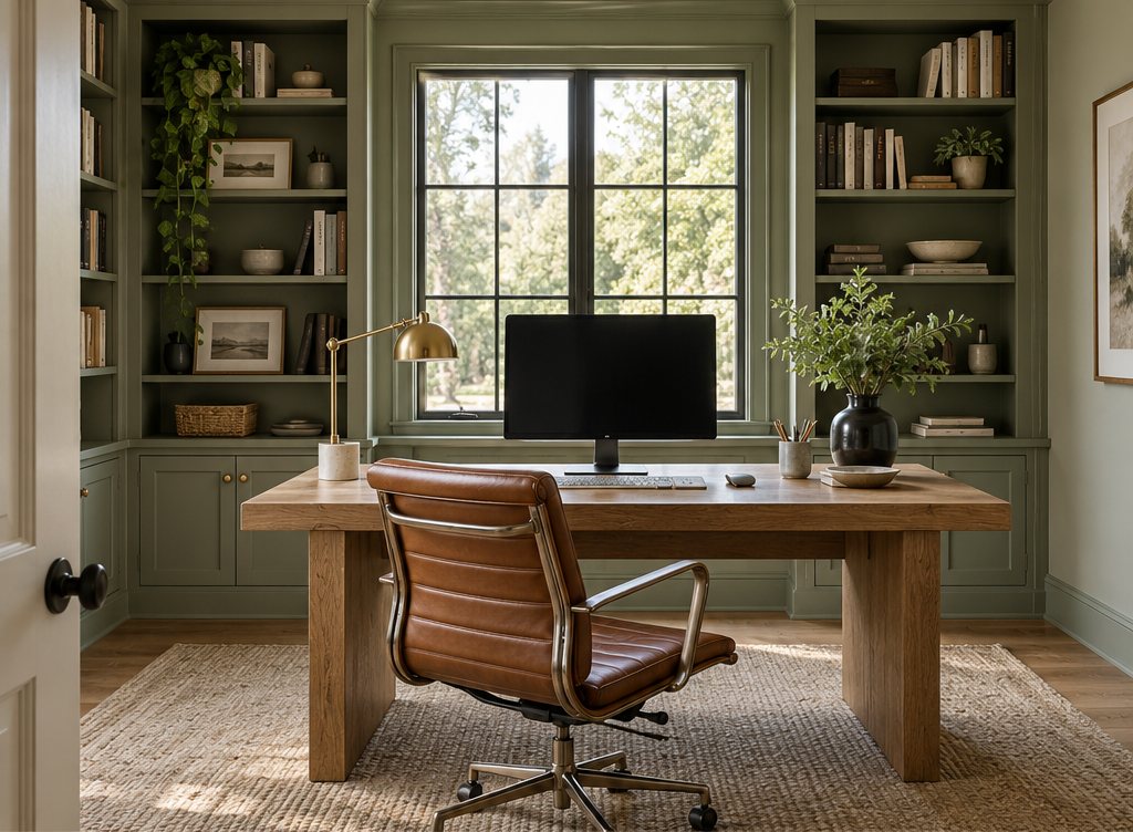 Home Office Design Ideas: Office Colors, Ergonomics and Light