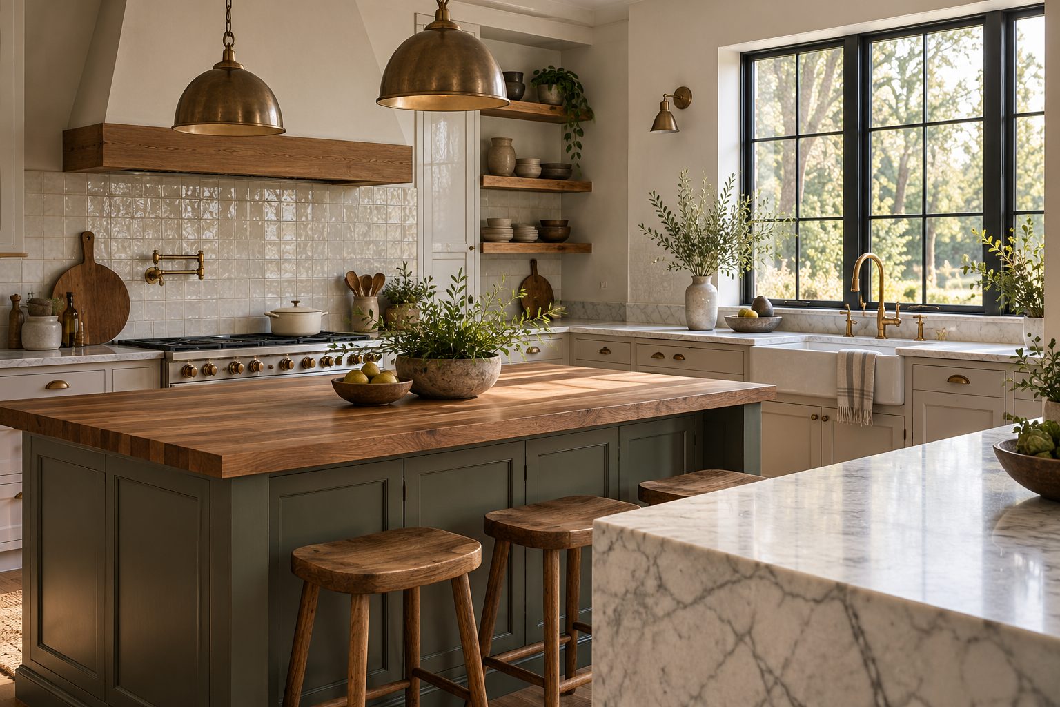 Tile Countertop Ideas and Cheap Backsplash Ideas That Look Expensive