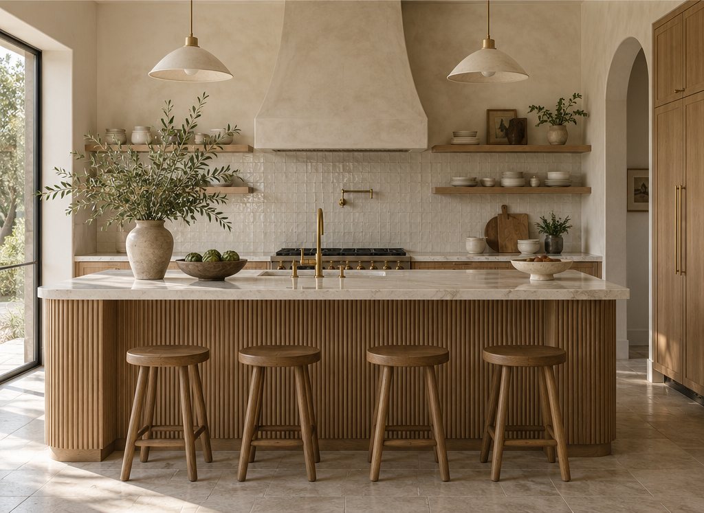 Kitchen Trends 2027: Kitchen Wall Colors, Plaster Hoods and Brass