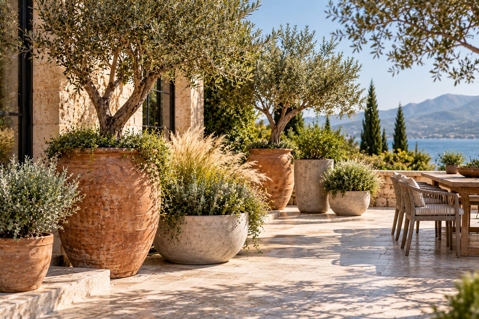 Large Outdoor Planters: Sizes, Materials, Weights and Costs