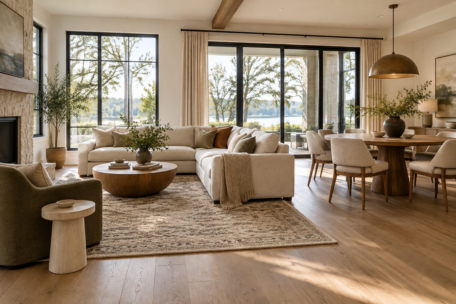 Living Room Dining Room Combo: Layouts, Sizes and Zoning Ideas