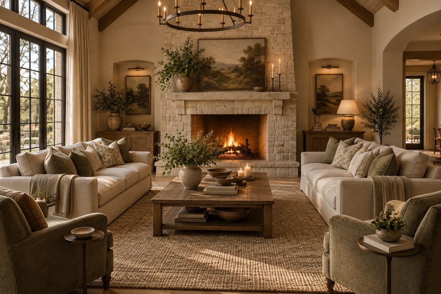Living Room Layout With Fireplace: 6 Arrangements That Work
