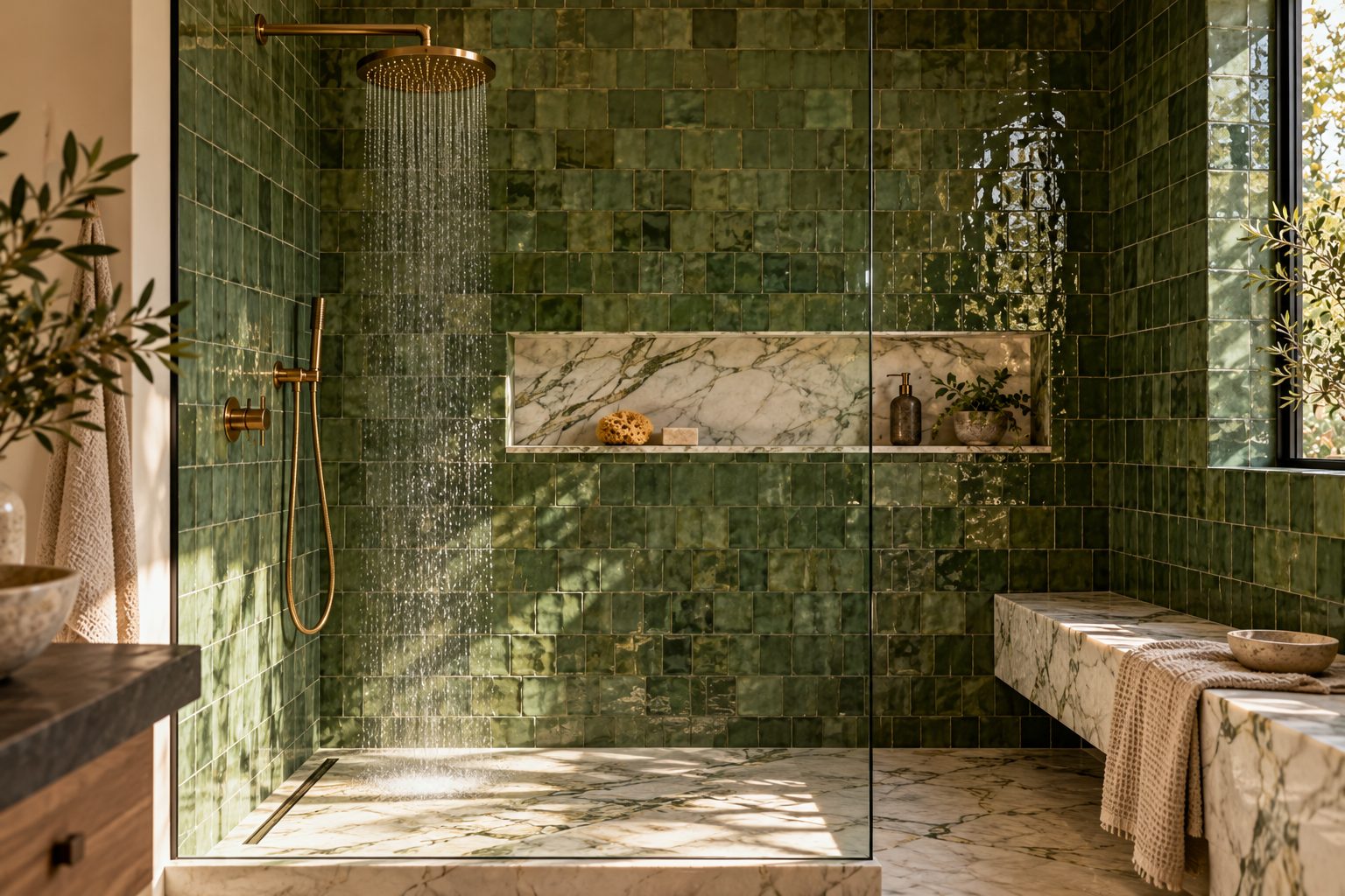 Shower Tile Ideas: 14 Wall and Floor Designs, Sizes and Real Costs