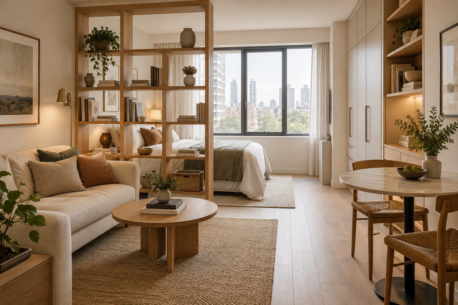 How to Decorate a Studio Apartment: Layouts, Furniture and Zones
