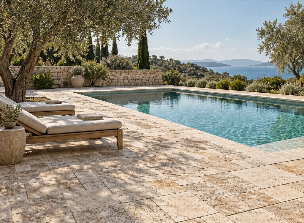 Travertine Pavers: Pool Decks, Patios & Cost Guide