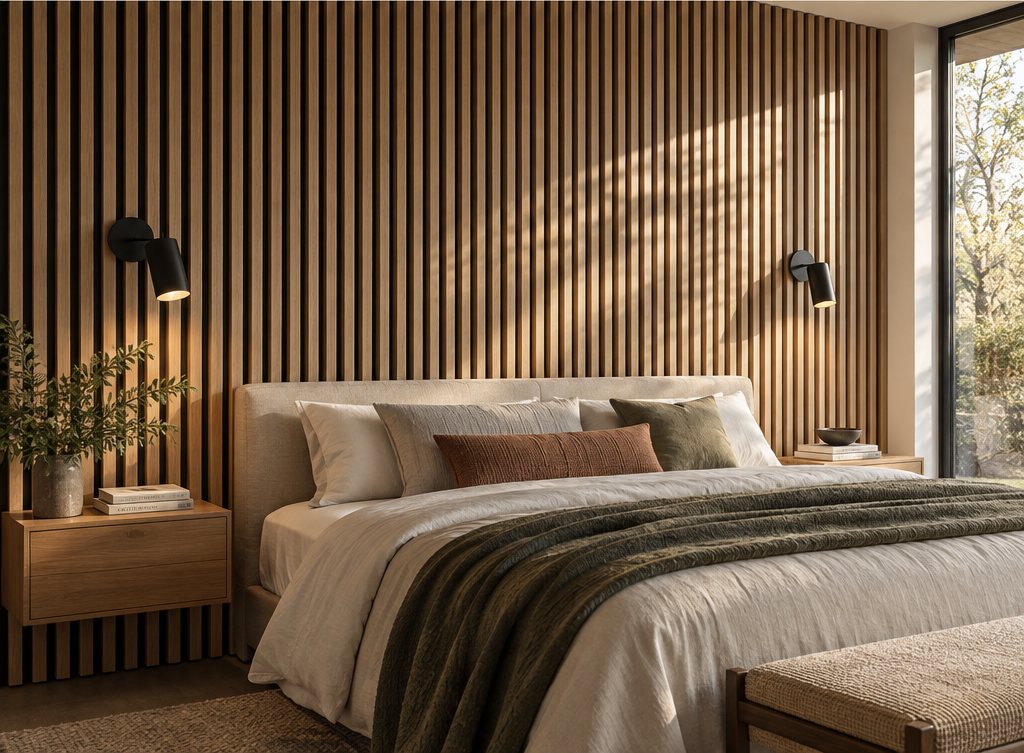 Wood Slat Wall Panels: Wood Panel Wall Ideas, Costs & DIY Install